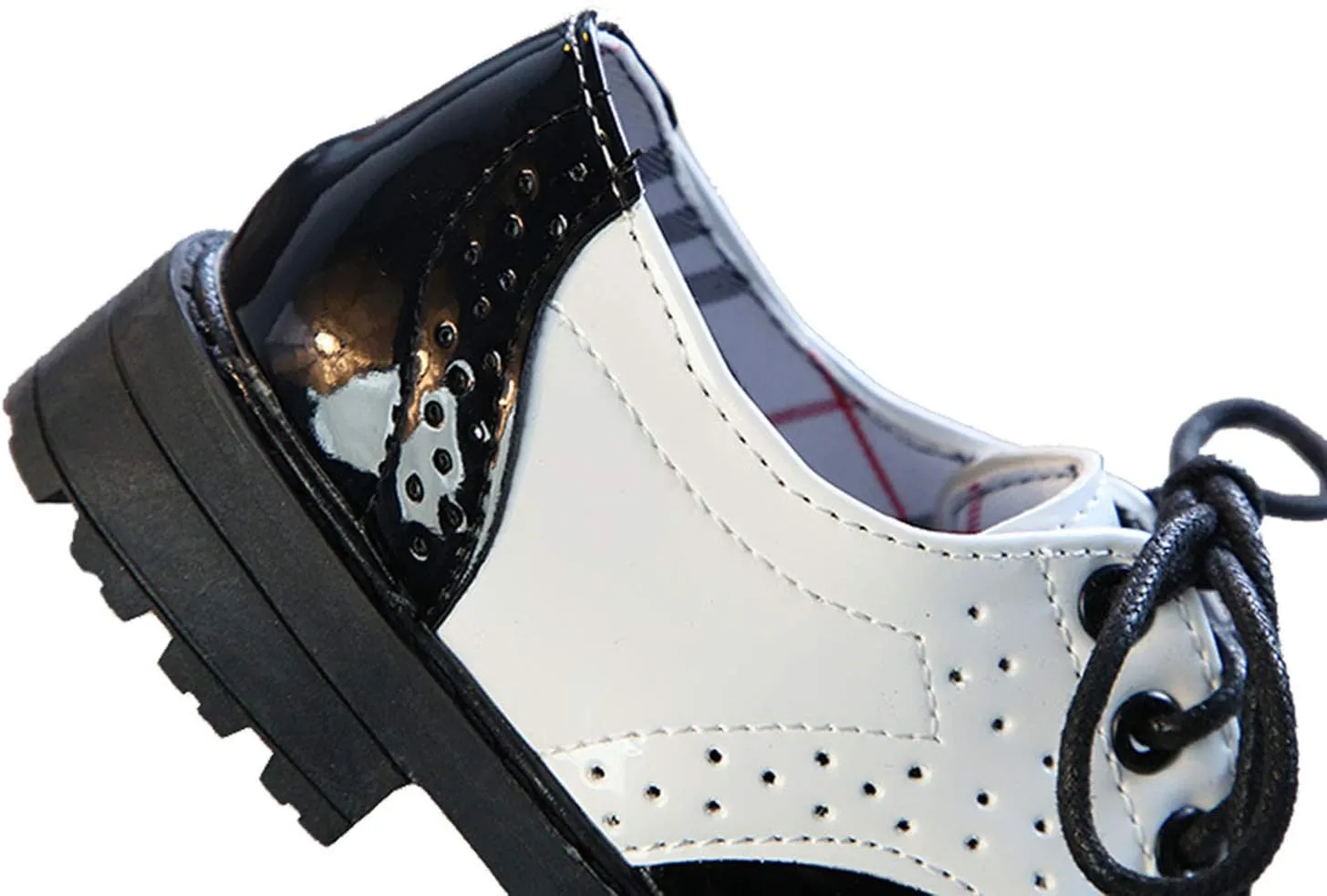 Kids Boys Girls Lace Up Oxfords Shoes School Uniform Dress Shoes