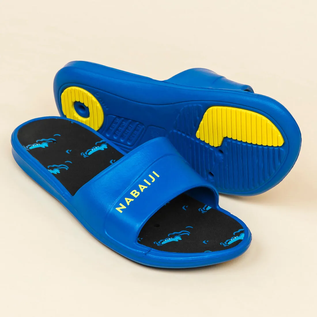 Kids Pool Sandals Slap 500 PRINT
