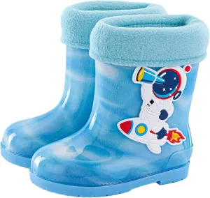 Kids Rain Boots for Boys Girls Toddler artoon Soft Rubber Water Proof Non Slip Rain Shoes for Outdoor Play Wear