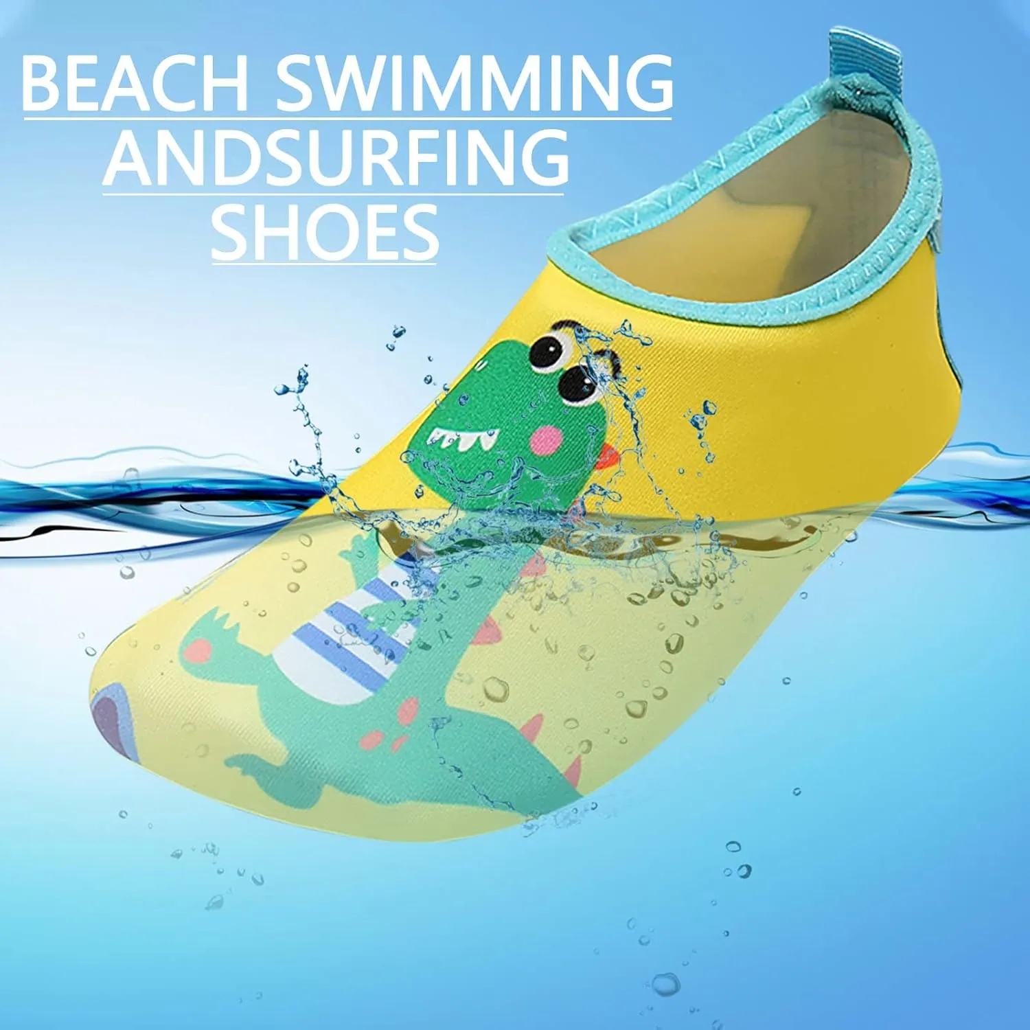 Kids Shoes Size 13 Socks Outdoor Beach Children Swimming Water Cartoon Kids Diving Slip on Boys Shoes Size 4