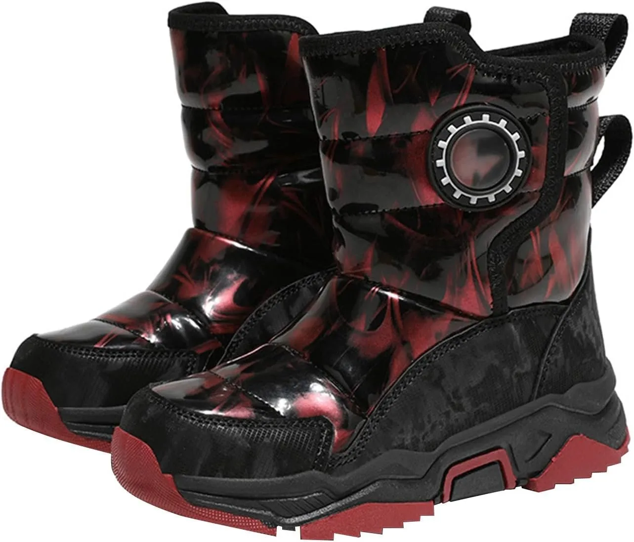 Kids Snow Boots For Girls Winter Boot Waterproof Warm Anti-Slip Shoes Kids Snow Boots Insulated Snow Boots For Boys