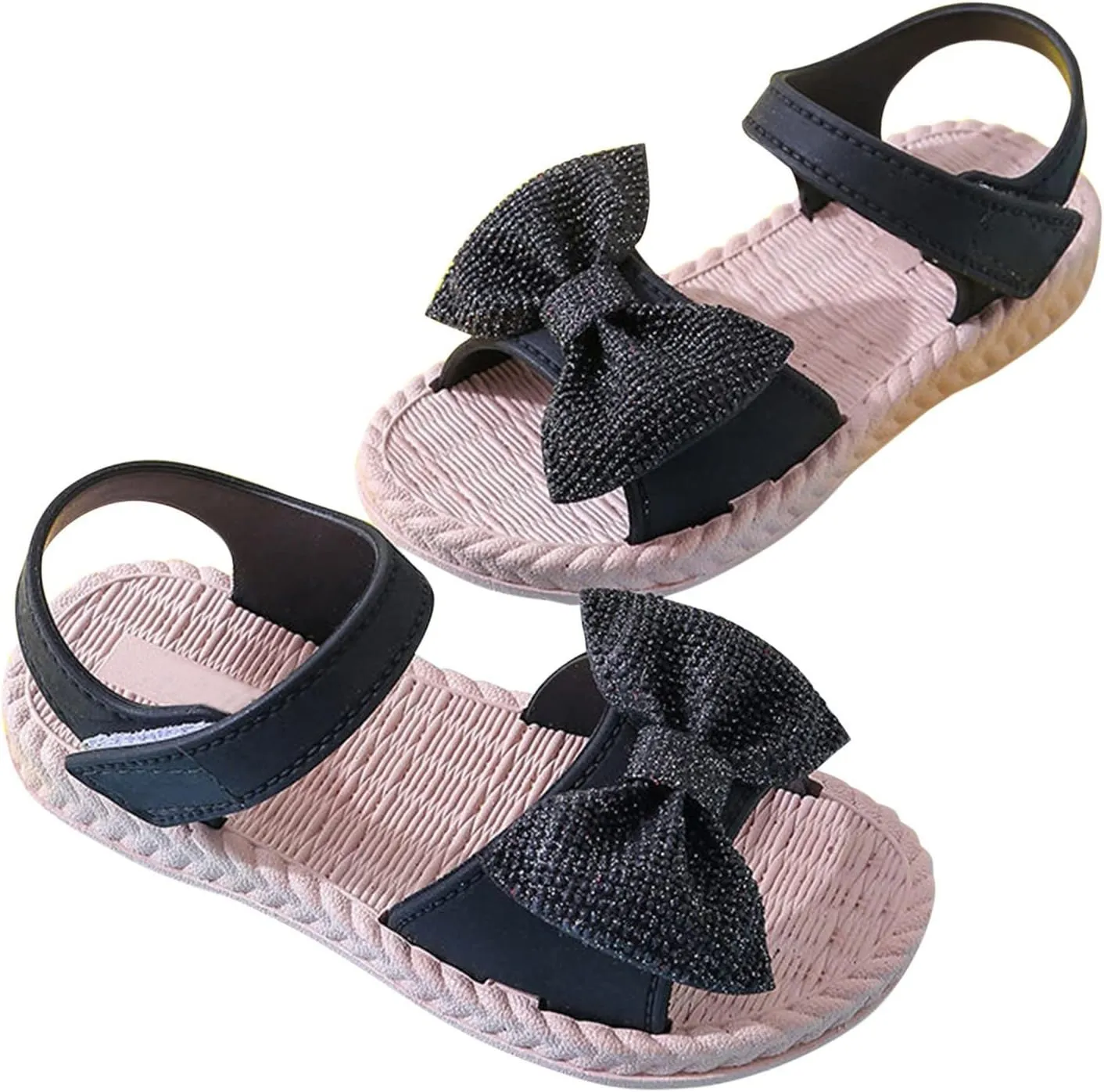 Kids Wrestling Shoes and Toddler Kids Infant Girls Soild Bowknot Princress Shoes Soft Sole Non Fry Sneakers