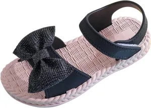 Kids Wrestling Shoes and Toddler Kids Infant Girls Soild Bowknot Princress Shoes Soft Sole Non Fry Sneakers