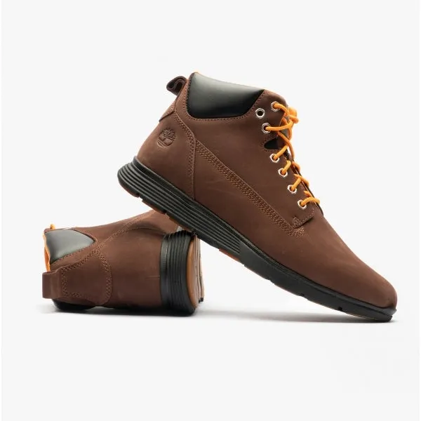 KILLINGTON Mens Leather Chukka Boots Dark Brown