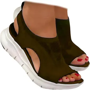 Ladmiple Sandals Women Comfortable Cute Orthopedic Sandals Arch Support Slides Plantar Fasciitis Dressy Summer Orthotic Shoes