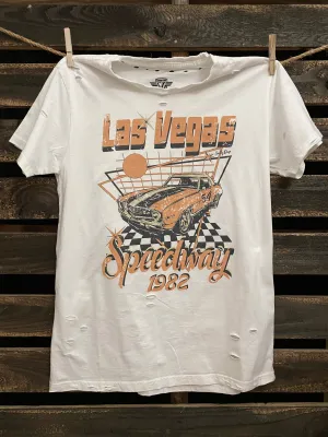 Las Vegas Speedway distressed 1980's vintage T shirt