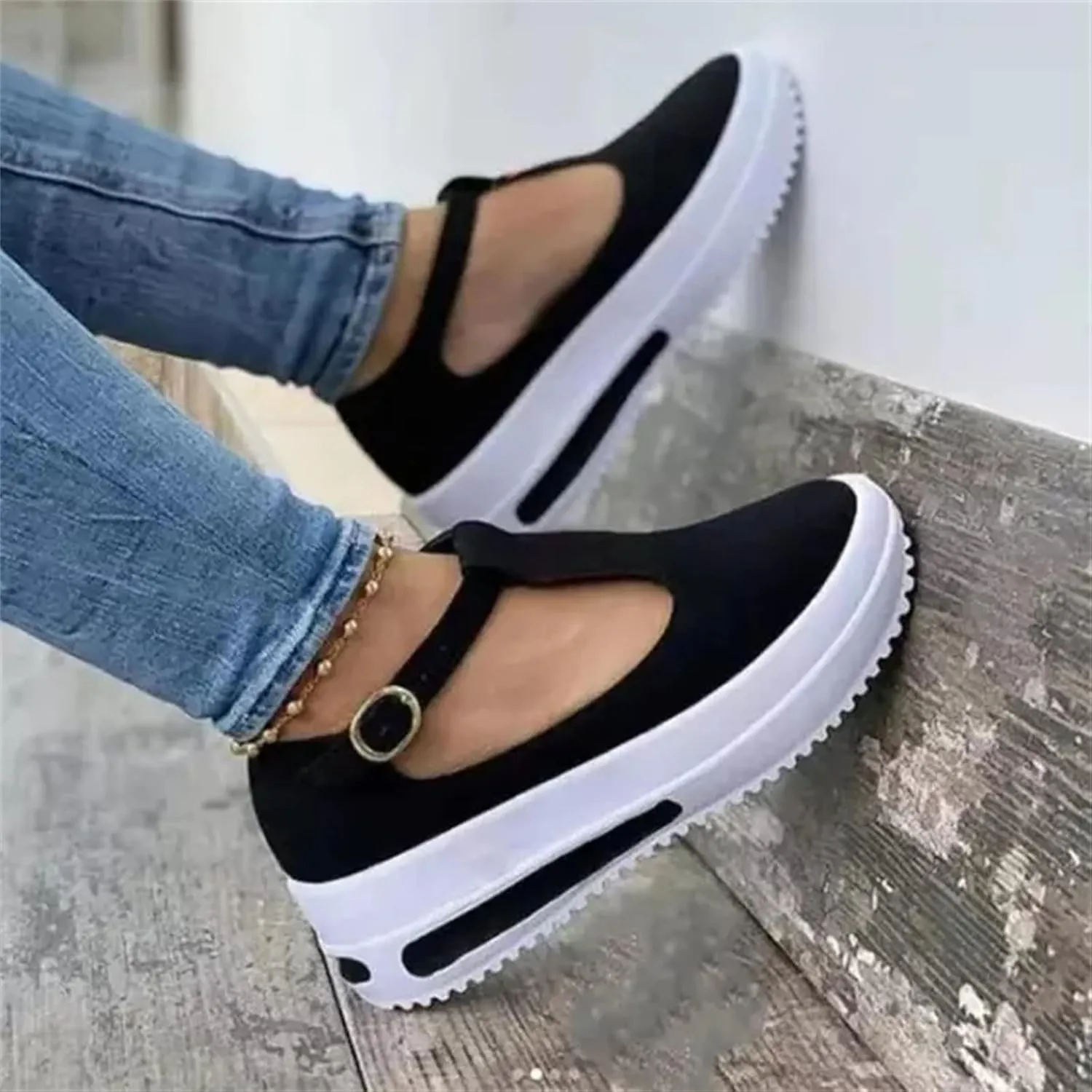 Lausiuoe Womens Shoes Casual Dressy Slip on Sneakers Canvas Shoes Low Top Non Slip Fashion Comfortable Walking Flat Loafers