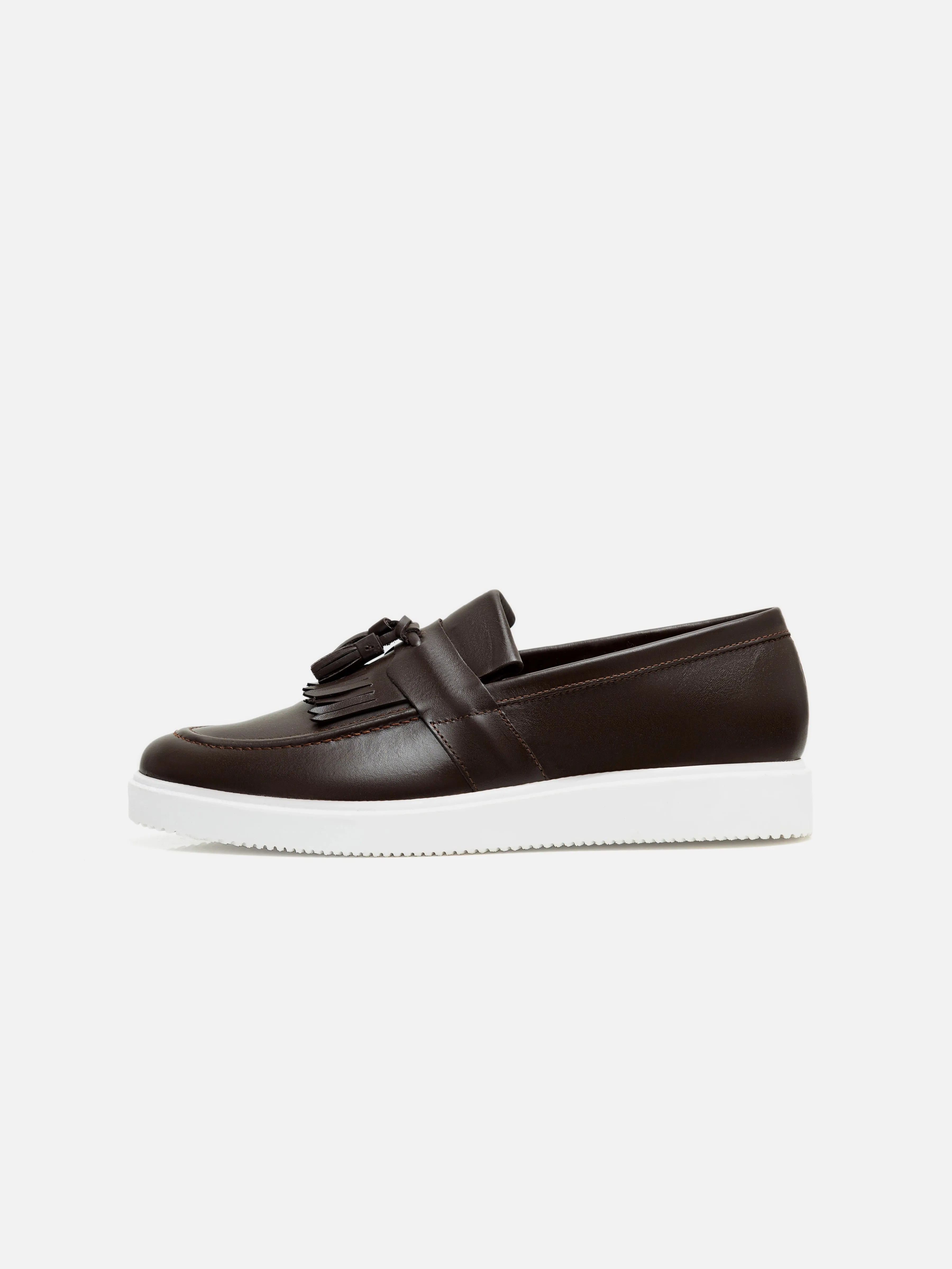 Leather Tassel Loafers - FAMS24-093