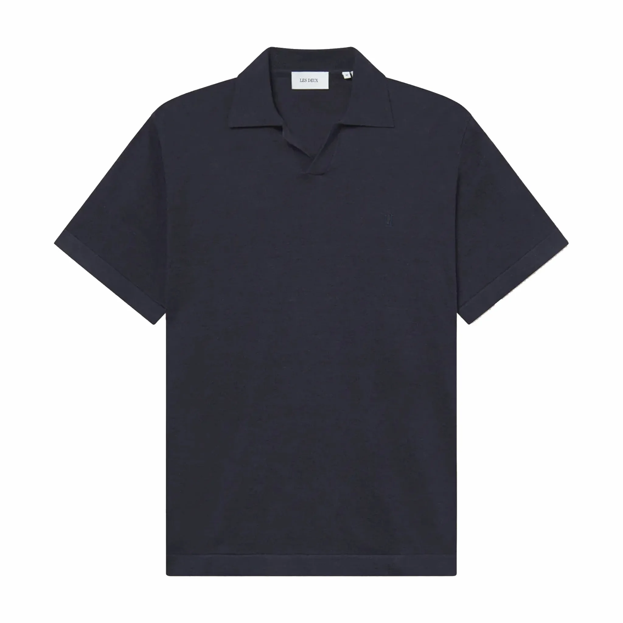 Les Deux Emmanuel Polo Knit (Dark Navy)
