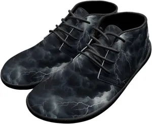 Lightning Flame Print Men's Low Top Basketball Sneaker Lace Up Training Athletic Shoes for Boys