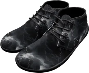 Lightning Flame Print Men's Low Top Basketball Sneaker Lace Up Training Athletic Shoes for Boys