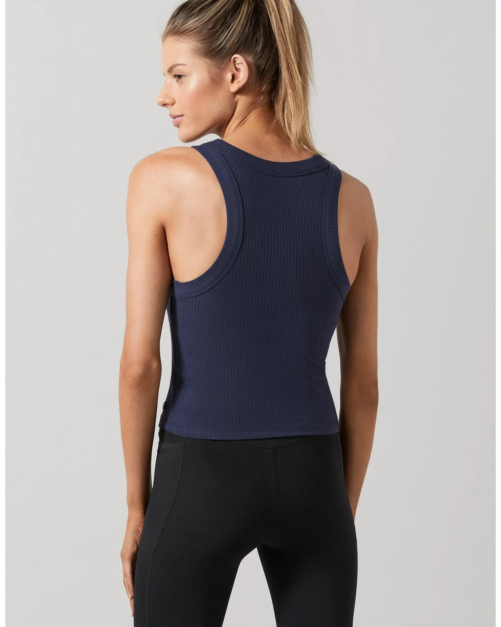 Lilybod Harmony Rib Tank -  Navy