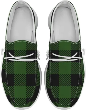Loafers for Women Men Plaid Slip-on Shoes Casual Shoes Gifts for Men Women