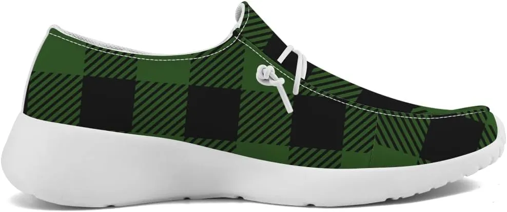 Loafers for Women Men Plaid Slip-on Shoes Casual Shoes Gifts for Men Women