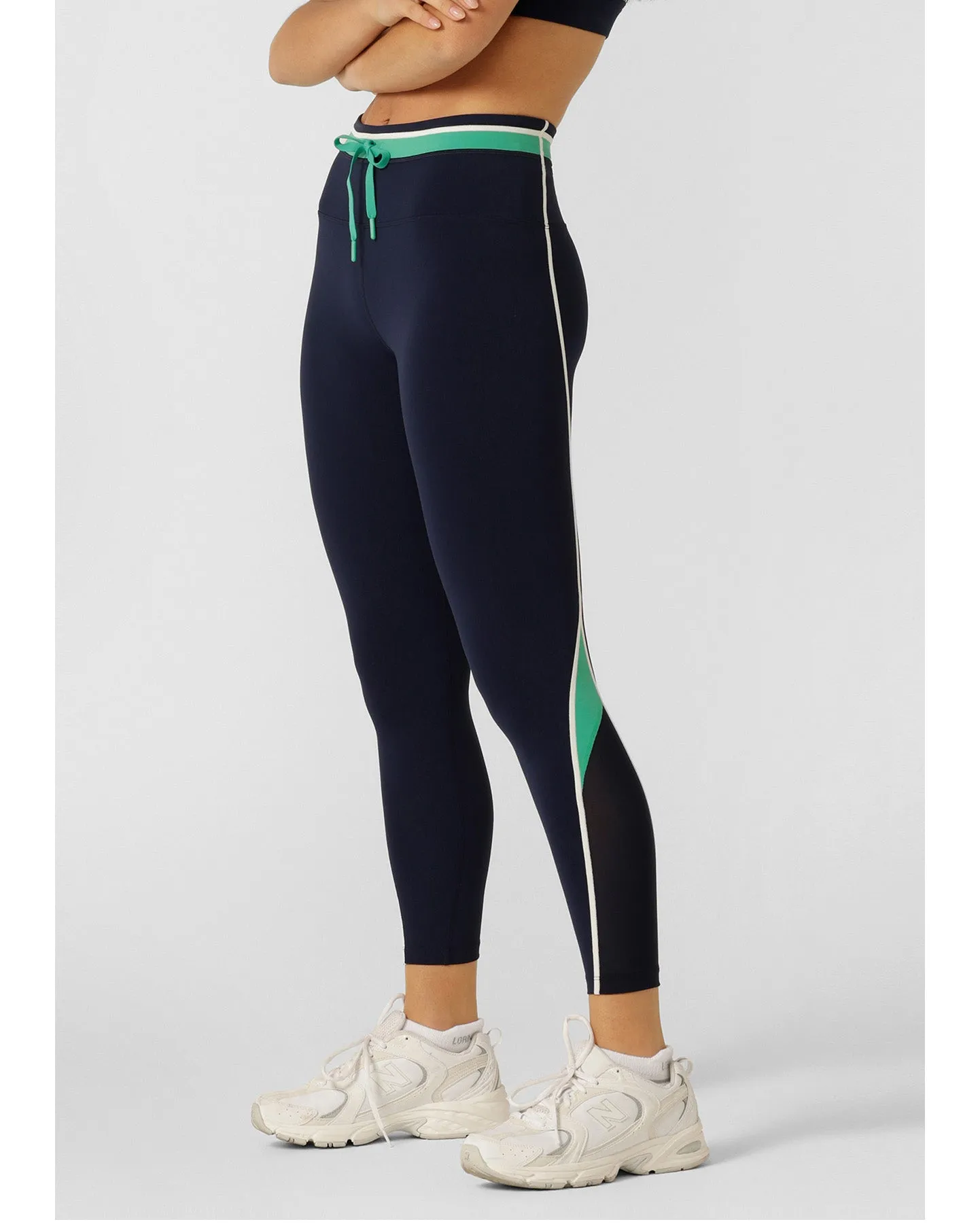 Lorna Jane Relay Ankle Biter Leggings - French Navy