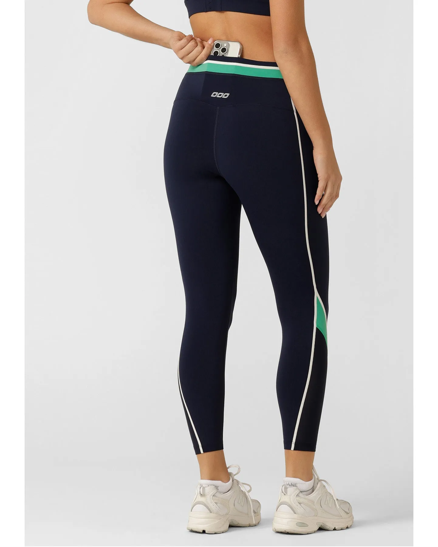 Lorna Jane Relay Ankle Biter Leggings - French Navy