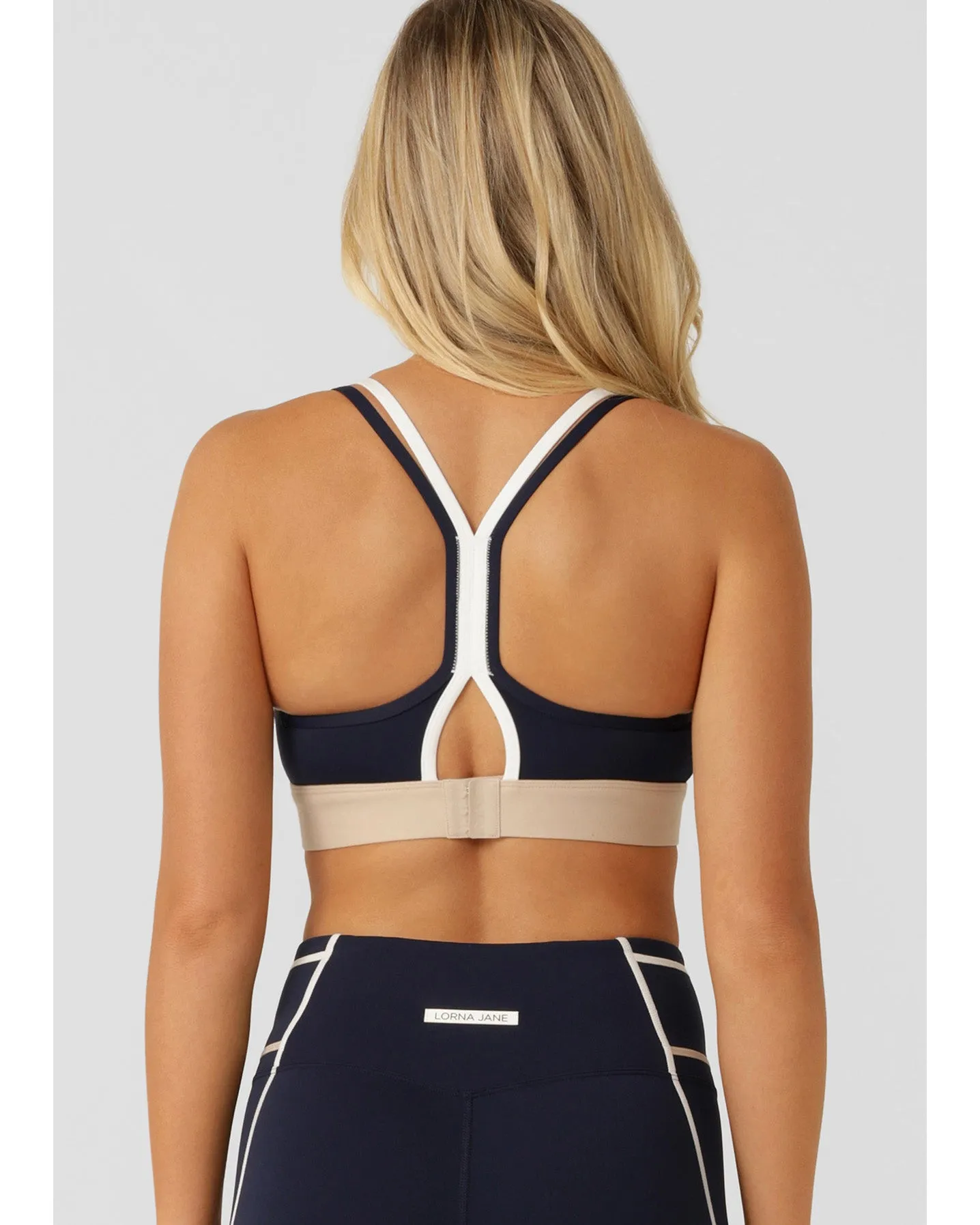 Lorna Jane Sunrise Circuit Sports Bra - French Navy