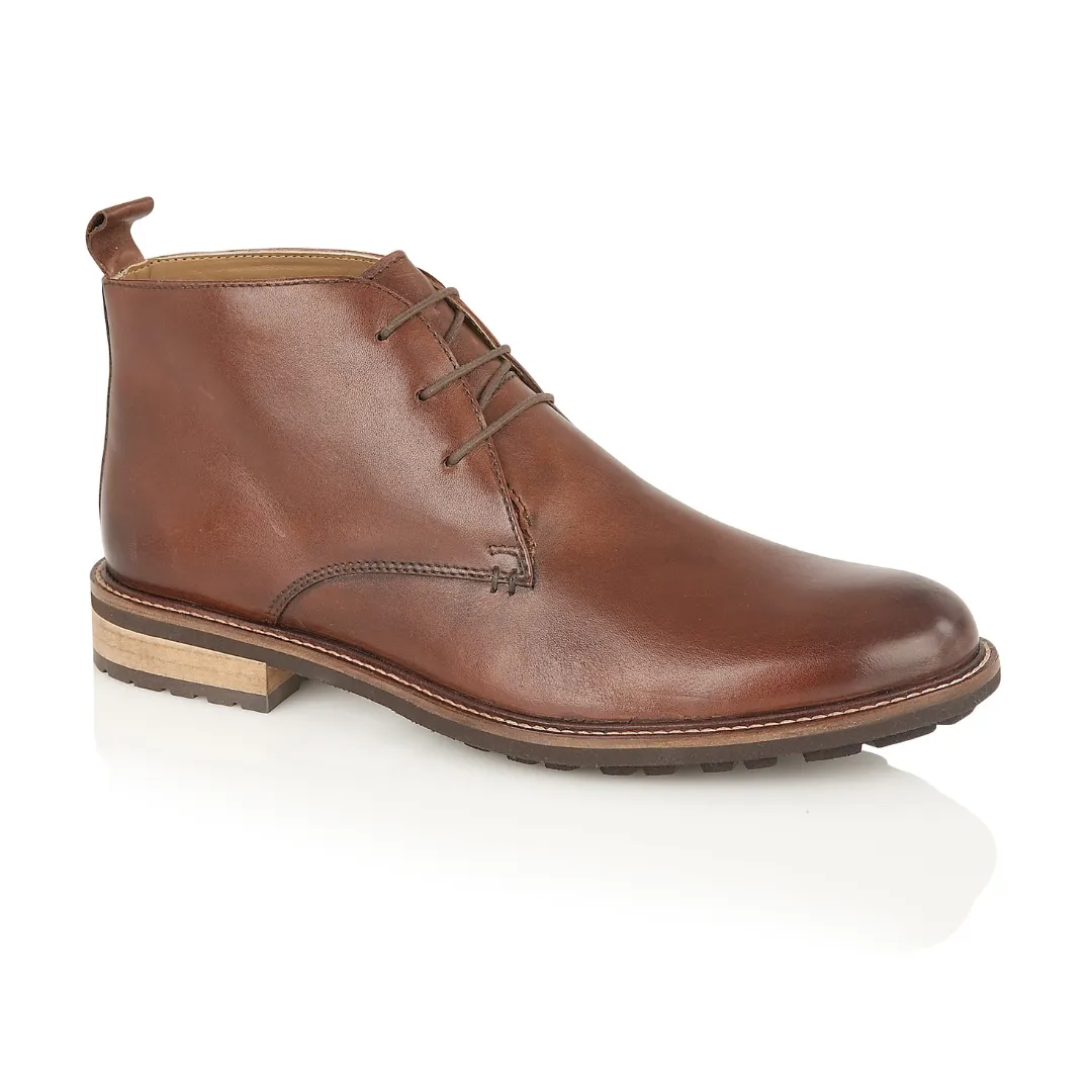 Ludgate Leather Chukka Boot - Brown