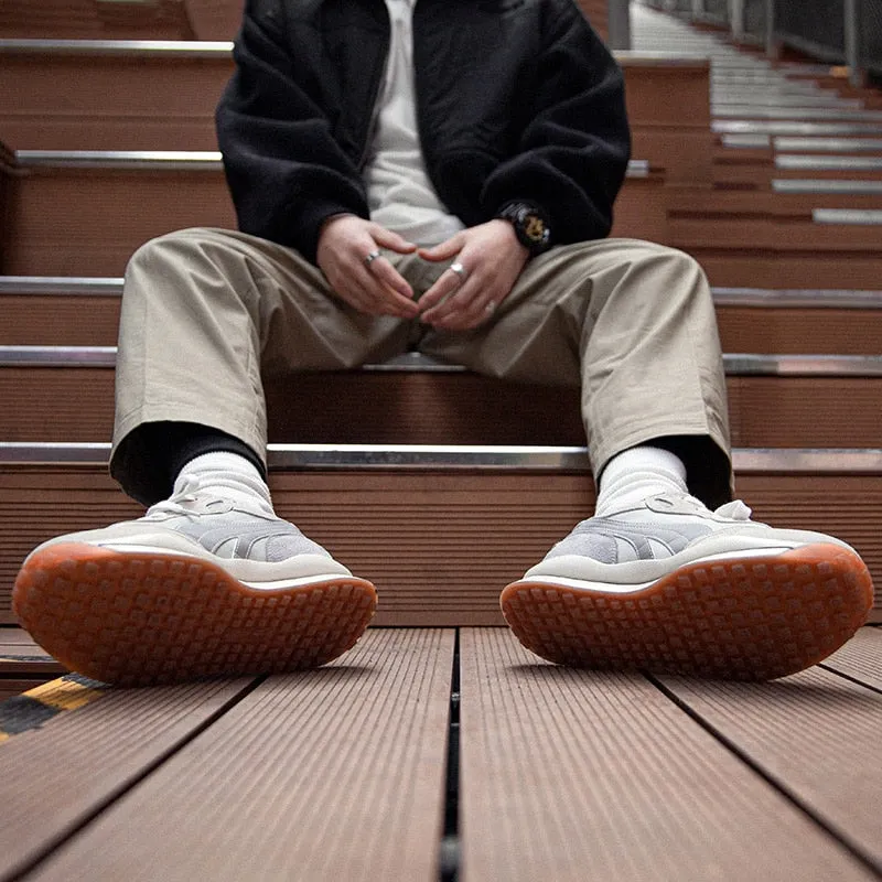 Male Outdoor Lace Up Hiking Sneakers