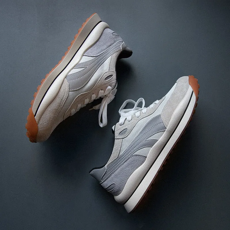 Male Outdoor Lace Up Hiking Sneakers