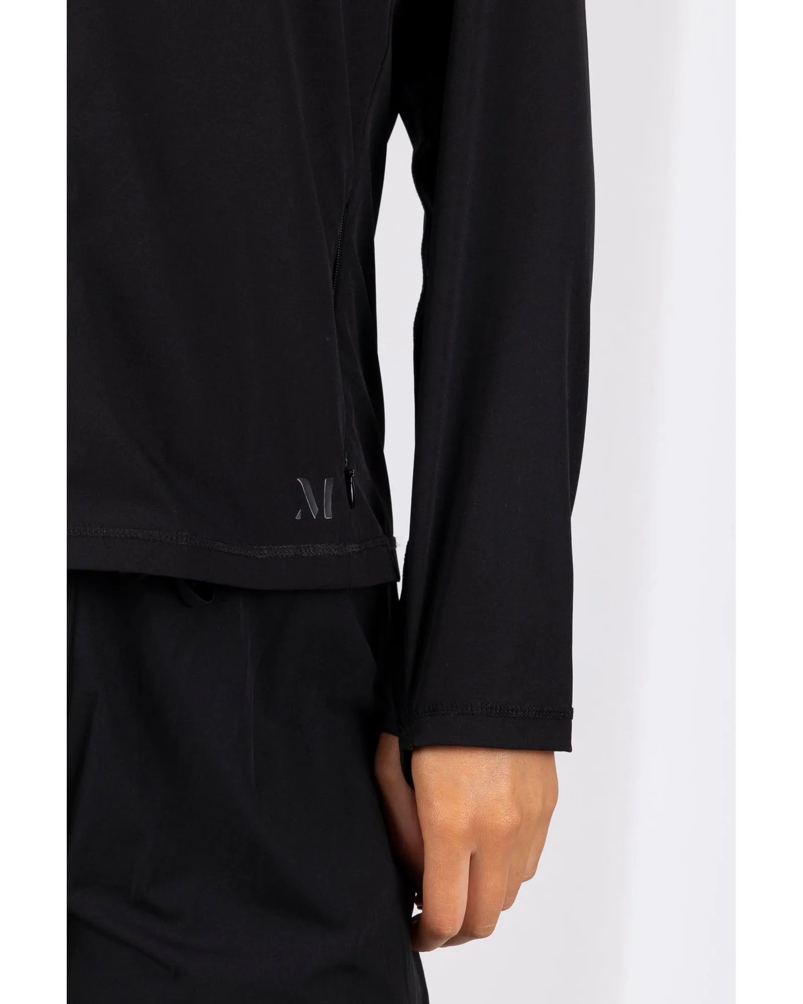 Marlow Travel Zip Through Jacket - Black