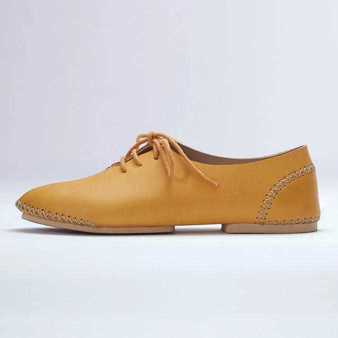 Medan Moccasin 2.0 | Mustard Calfskin Leather