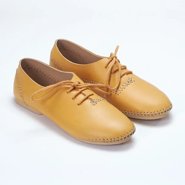 Medan Moccasin 2.0 | Mustard Calfskin Leather