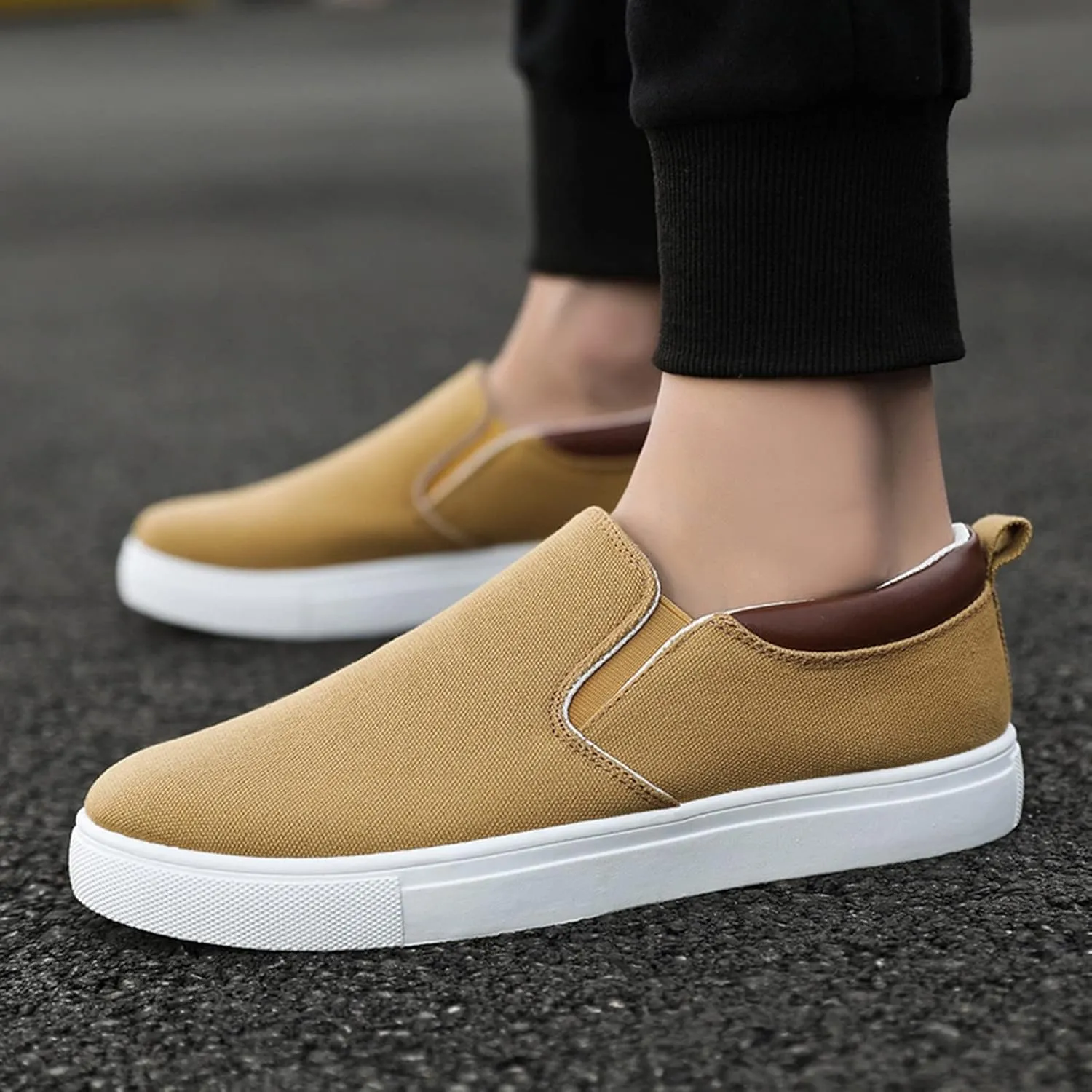 Memory Foam Versatile Shoes for Men Lightweight Breathable Walking Shoe Gym Tennis Elastic Fly Woven Mesh Shoes