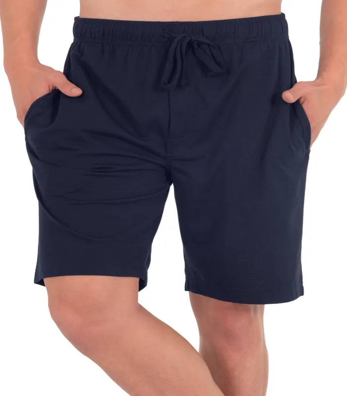 Men's 2 Pack Fruit of the Loom Breathable Mesh Knit Sleep Shorts