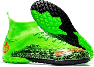 Men's & Women's High-Top Soccer Cleats, Yellow, All Seasons, Solid, Modern, Adult & Big Kid, Unisex, Athletic Shoes, Soccer Shoes