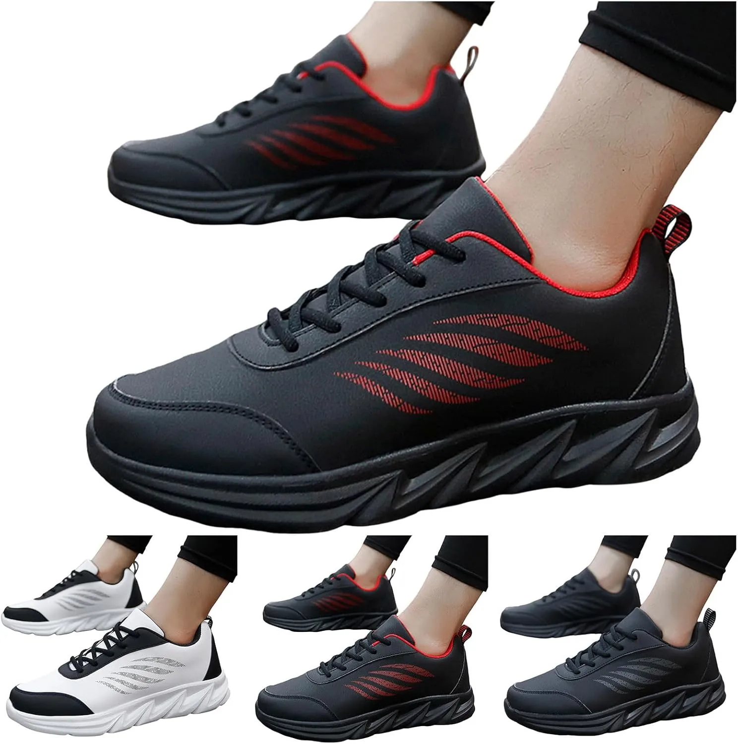 Mens Athletic Shoes Mens Slip on Shoes Tennis Shoe for Men Shoe for Men Breathable Lightweight Sneaker