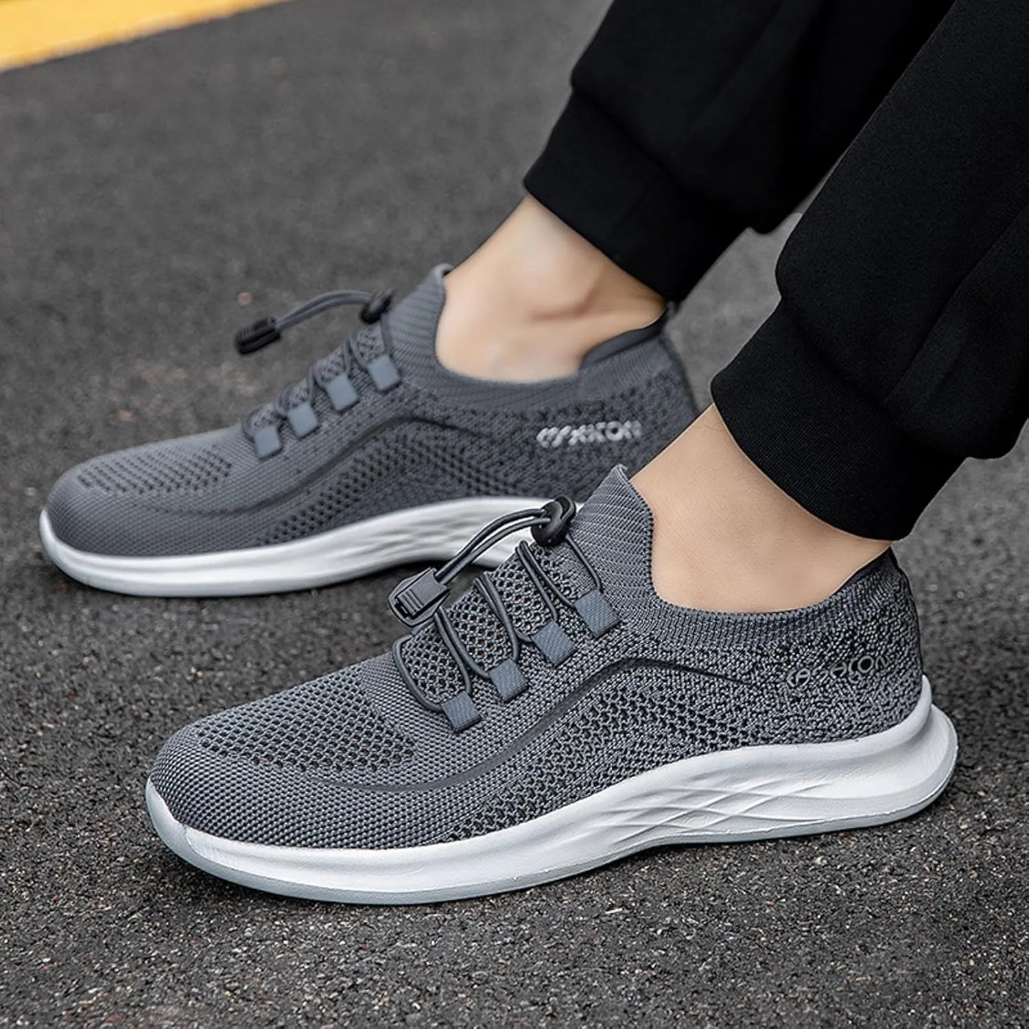 Mens Athletic Shoes Men's Sneakers Slip on Shoe for Men Tennis Shoe for Men Breathable Mesh Sneaker