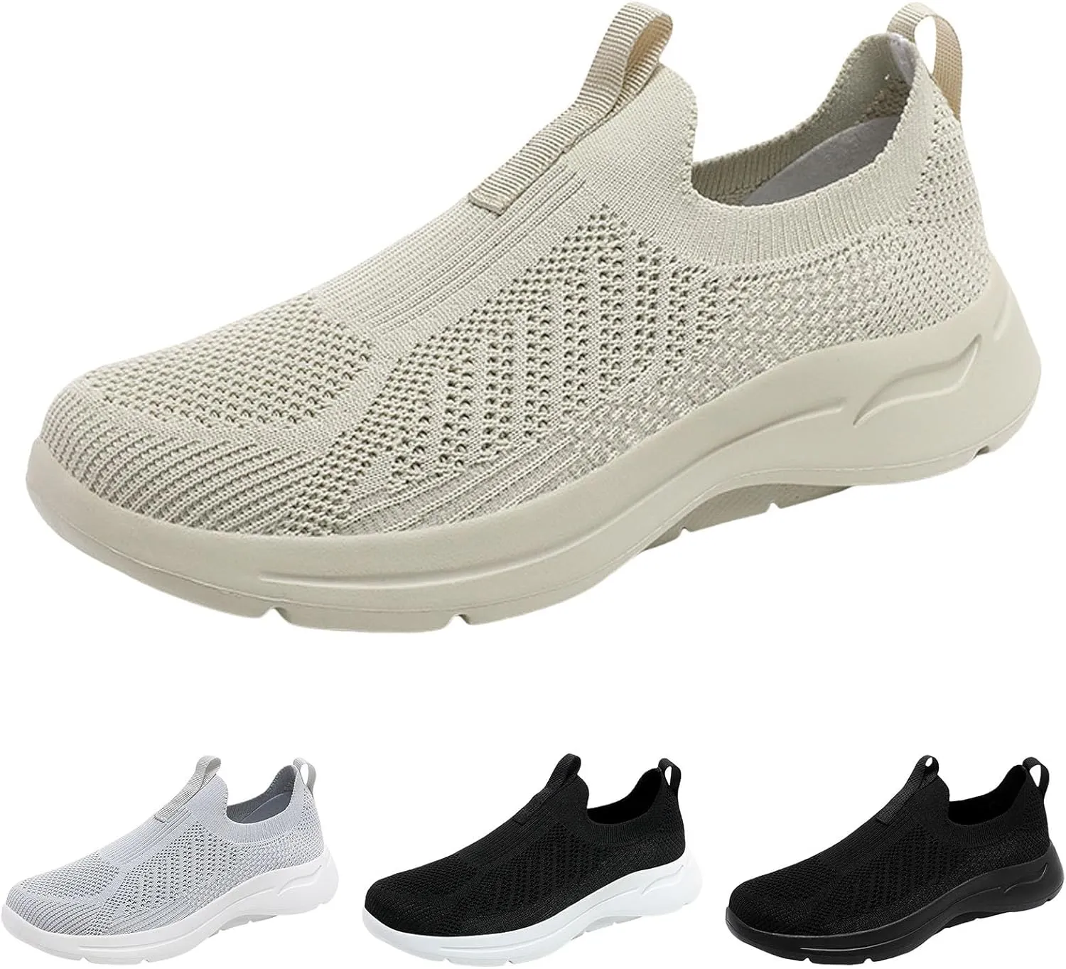 Mens Athletic Shoes Mens Tennis Shoes Walking Shoe for Men Slip on Shoe for Men Casual Breathable Sneaker