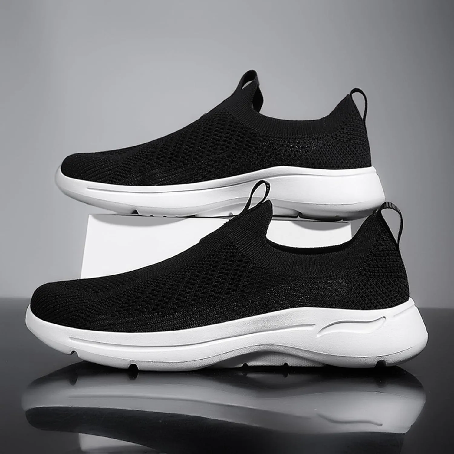 Mens Athletic Shoes Mens Tennis Shoes Walking Shoe for Men Slip on Shoe for Men Casual Breathable Sneaker