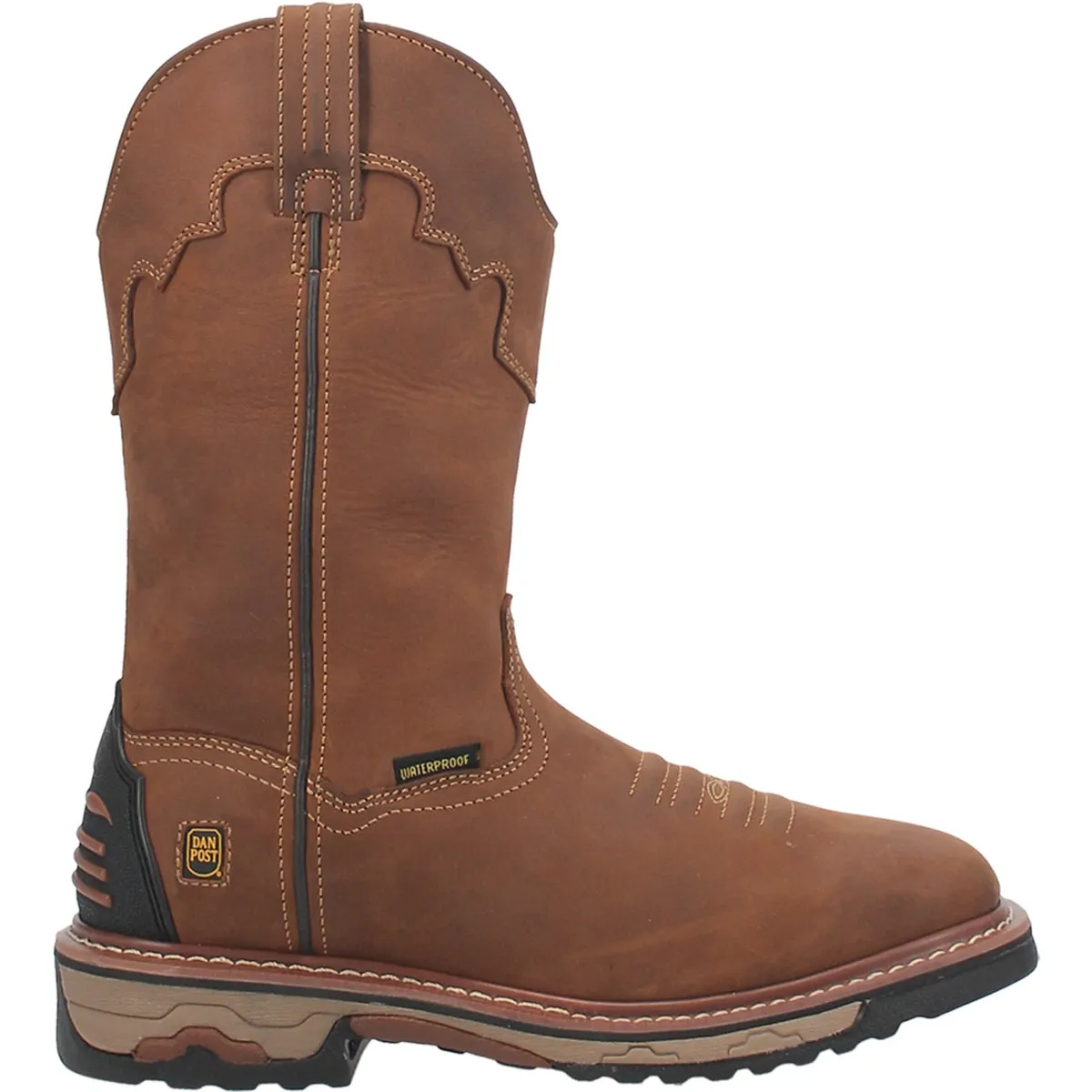Men's Blayde Tan Waterproof Leather Boot By Dan Post DP69402