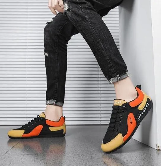 Men's Breathable Comfortable Casual Sneakers In Spring