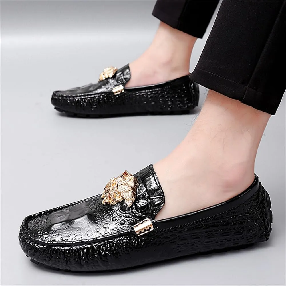 Men's Business Casual Shoes Fashion Slip-On Loafers Leather Formal Wear Casual Walking Driving Shoes for Men