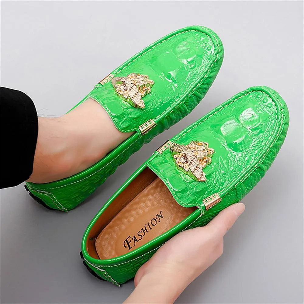 Men's Business Casual Shoes Fashion Slip-On Loafers Leather Formal Wear Casual Walking Driving Shoes for Men