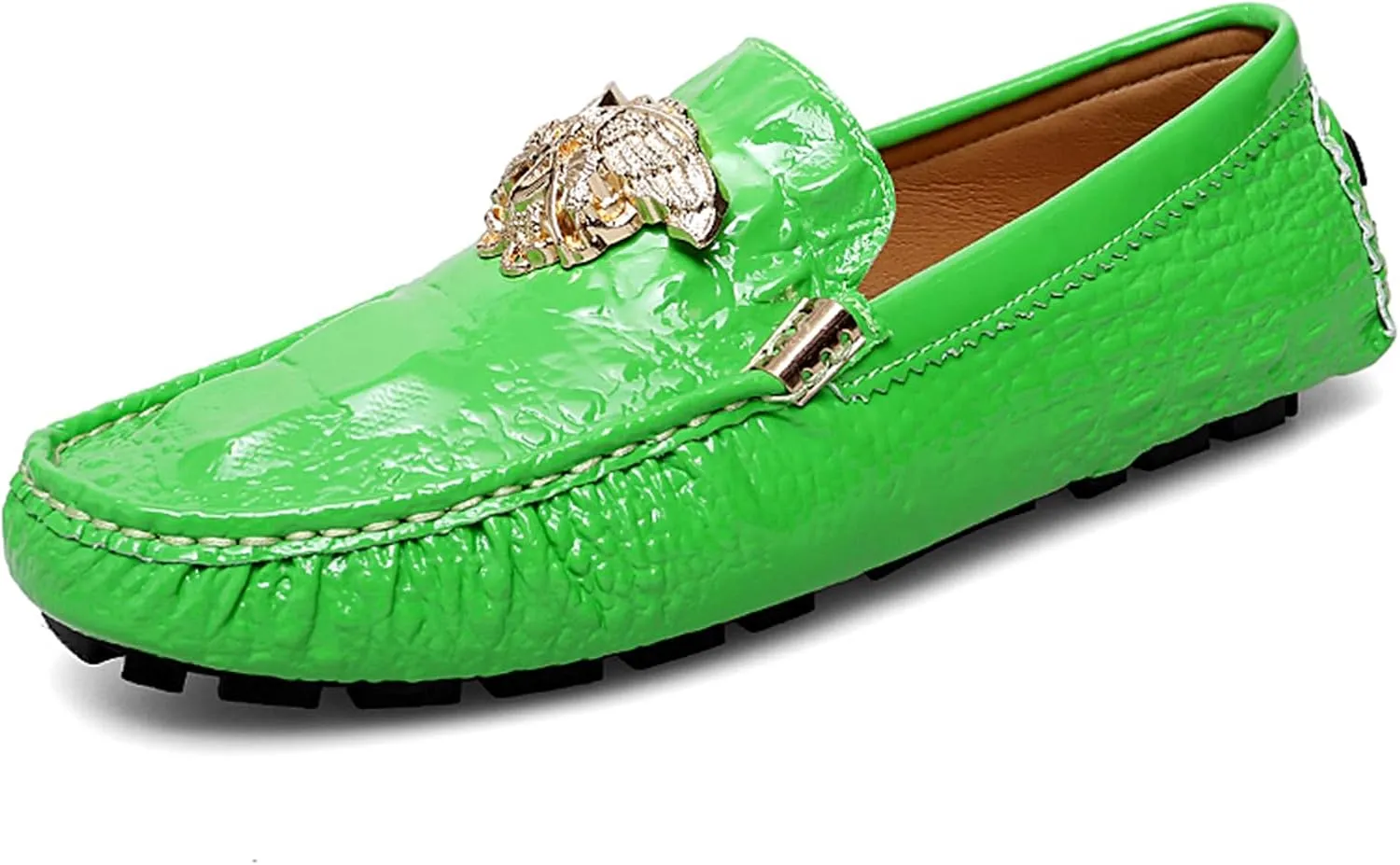 Men's Business Casual Shoes Fashion Slip-On Loafers Leather Formal Wear Casual Walking Driving Shoes for Men