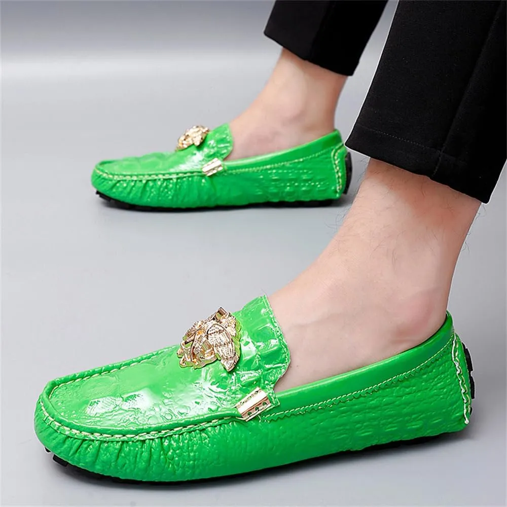 Men's Business Casual Shoes Fashion Slip-On Loafers Leather Formal Wear Casual Walking Driving Shoes for Men