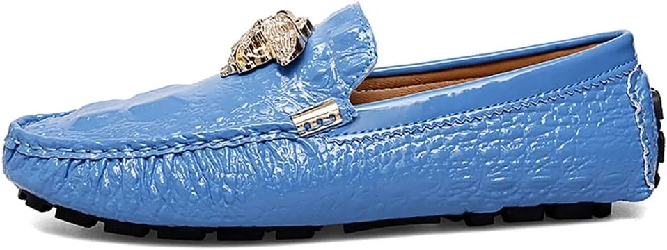 Men's Business Casual Shoes Fashion Slip-On Loafers Leather Formal Wear Casual Walking Driving Shoes for Men