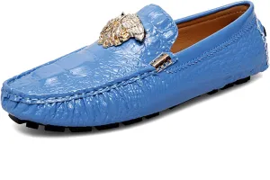 Men's Business Casual Shoes Fashion Slip-On Loafers Leather Formal Wear Casual Walking Driving Shoes for Men
