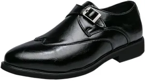 Men's Business Office Oxford Shoes Plus Size Leather Fashion Dress Comfort Walking Driving Shoes