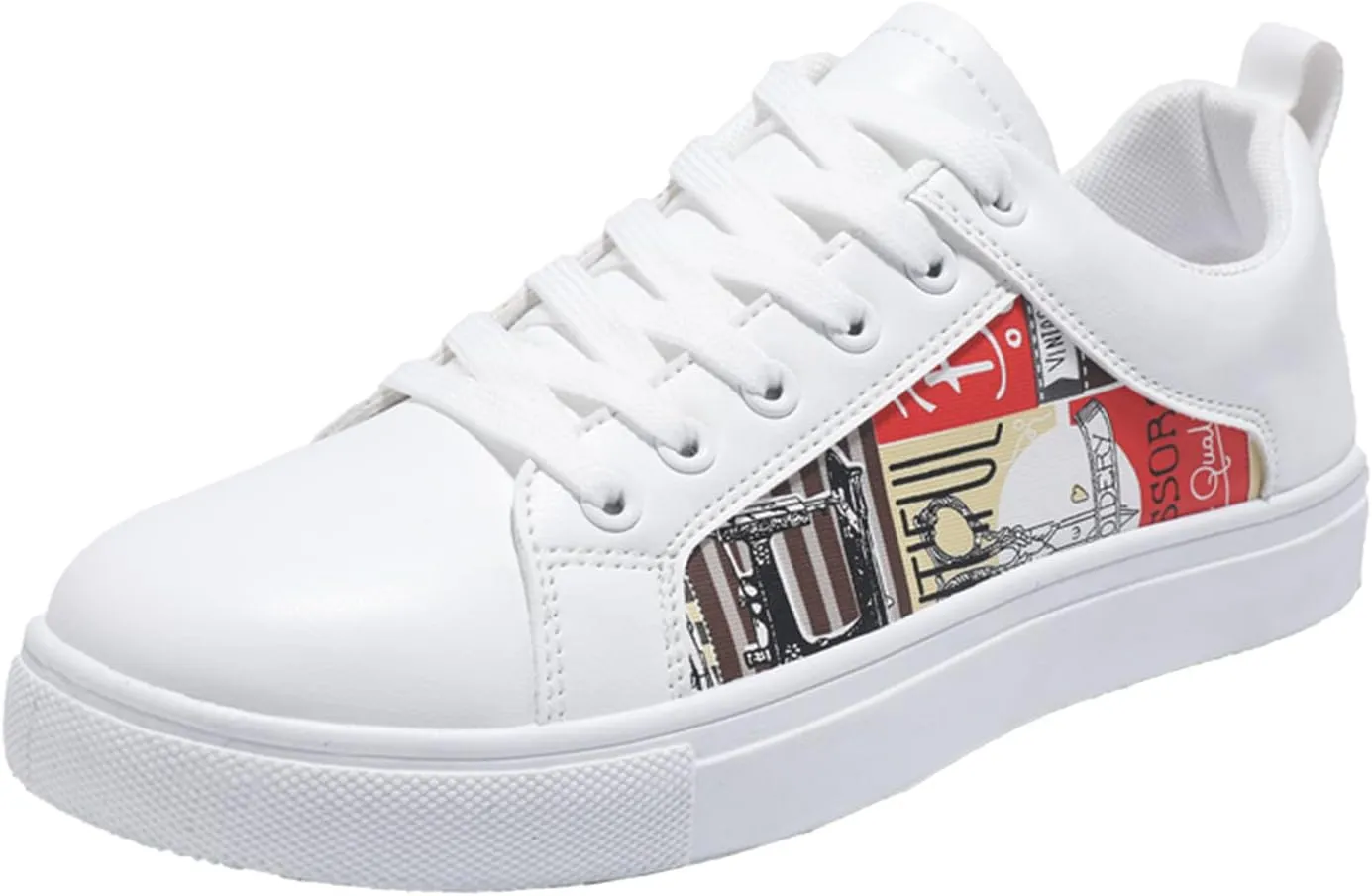 Men's Casual Dress Sneakers Slip On Sneakers Women Wide Width Gym Shoes Men Round Toe Flats Comfortable Womens Loafers Platform Sneakers for Women Fashion