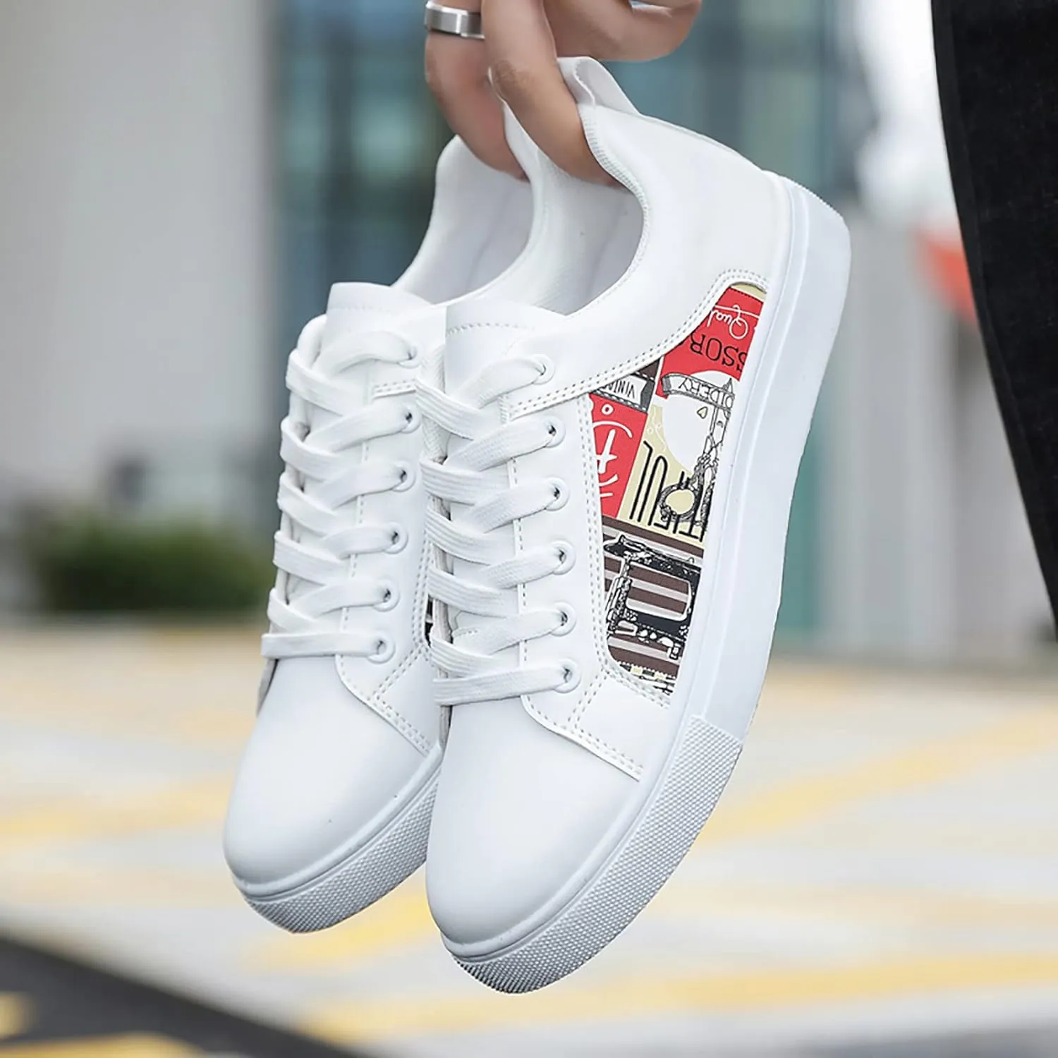 Men's Casual Dress Sneakers Slip On Sneakers Women Wide Width Gym Shoes Men Round Toe Flats Comfortable Womens Loafers Platform Sneakers for Women Fashion