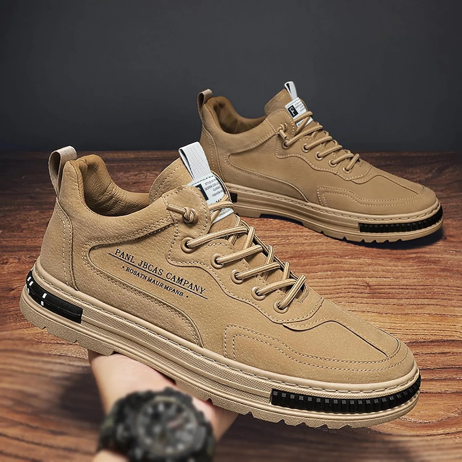 Men's Casual Slip-on Loafers White Platform Sneakers for Women Non Slip Work Shoes for Men Round Toe Flats Comfortable Loafers for Men Womens Sneakers Walking