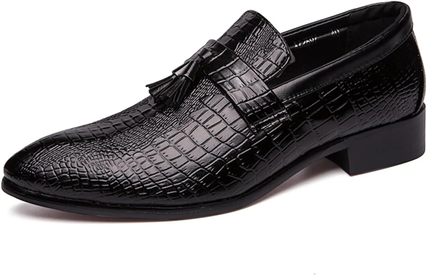Men's Classic Dress Loafers Comfort Slip-on Penny Loafer with Tassel Business Casual Shoes for Men
