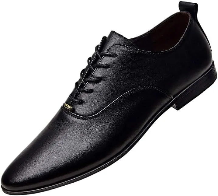 Men's Classic Formal Oxford Shoes Mens Shiny Patent Leather Dress Shoes Slip On Pointed Toe Derbys Classic Formal Business Shoes