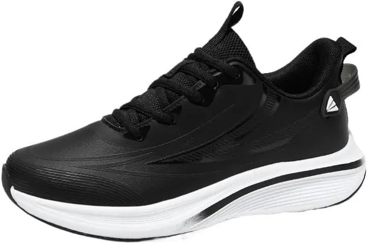 Men's Classic Sneakers Breathable Leather Oxford Casual Shoe Lightweight Comfortable Walking Running Sneakers for Men