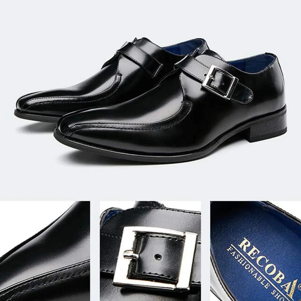 Men's Derbys Shoes,Party Wedding Business Leather Shoes Work Walking Formal Dress Shoes,Brown- 39/UK 6.5/US 7